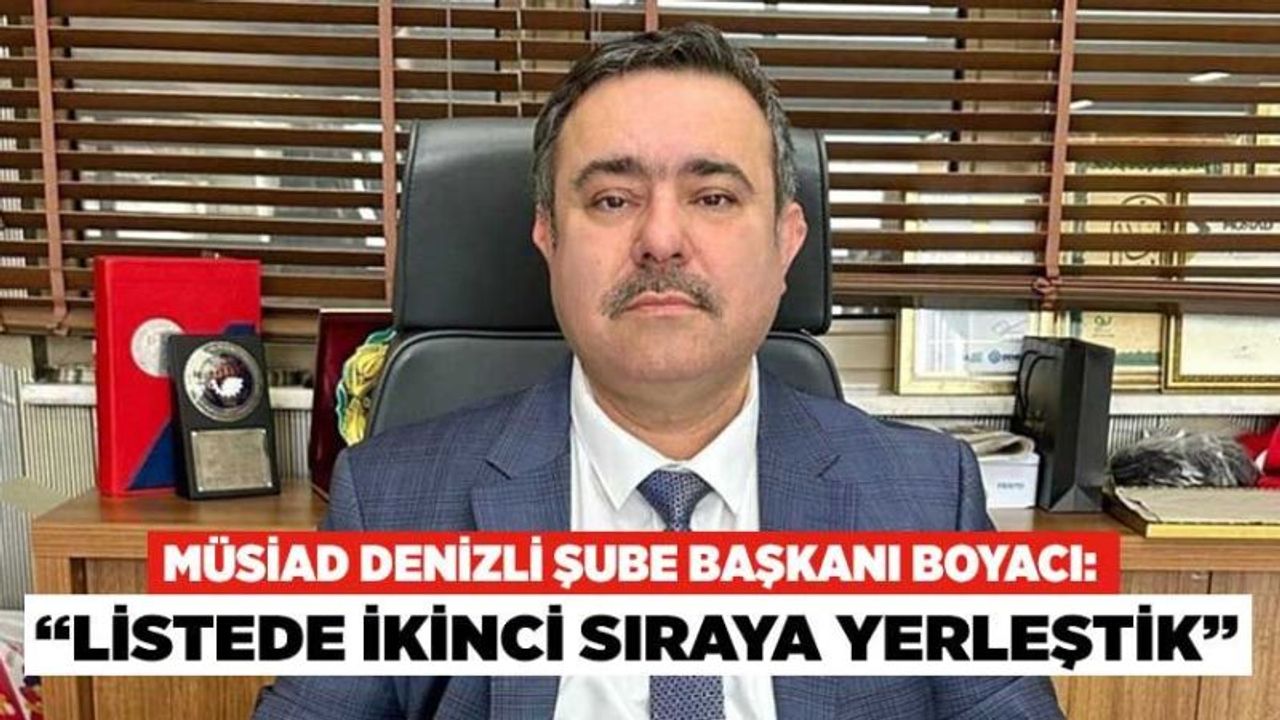 “Listede İkinci Sıraya Yerleştik”
