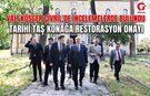 Vali Köşger’den Tarihi Taş Konağa Restorasyon Müjdesi