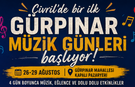 Çivril’de Gürpınar Müzik Günleri başlıyor