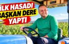 Çivril'de Başkan Dere Maralfalfa Hasadı Yaptı