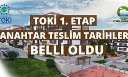 TOKİ’DEN BEKLENEN HABER GELDİ