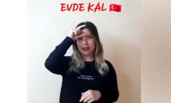 PAÜÖĞRENCİLERİ İŞARET DİLİYLE EVDEKAL DEDİ