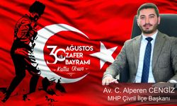 MHP İLÇE BAŞKANININ ZAFER BAYRAMI MESAJI