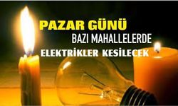 DİKKAT ELEKTRİK KESİNTİSİ