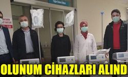 SOLUNUM CİHAZLARI ALINDI