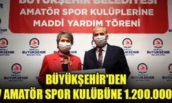 Büyükşehir’den amatör spor kulüplerine dev destek