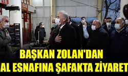 BAŞKAN ZOLAN’DAN HAL ESNAFINA ŞAFAKTA ZİYARET