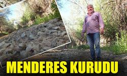 Ege bölgesinin can damarı Menderes nehri kurudu.
Son yılların en büyük kuraklığını