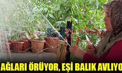 Balık ağları av sezonuna hazırlanıyor.
Çivril’in Beydilli Mahallesi’nde yaşayan Sebil