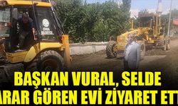 Çivril’de akşam saatlerinde başlayan yağmur sele neden oldu. İlçe merkezinde cadde ve