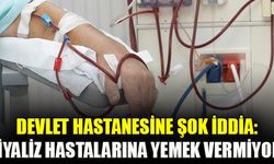 Çivril Şehit İlmi Öz Devlet Hastanesi’nde diyaliz hastalarına yemek verilmediği iddia