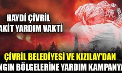 Çivril Belediyesi, Çivril Kızılay Şubesiyle beraber orman yangınlarının yaşandığı