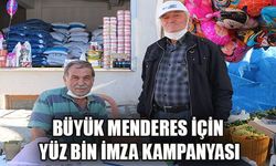 Büyük Menderes İnisiyatifi Büyük Menderesin kurumasına dikkat çekmek için 5 ilde aynı