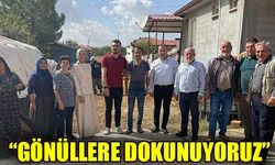 AK Parti Çivril İlçe Başkanı Halil Ertuğrul yaptığı ziyaretlerle gönüllere dokunmaya