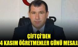 MHP İlçe Başkanı Ergun Çiftçi, 24 Kasım Öğretmenler Günü dolayısıyla mesaj