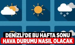 Denizli'de Bu Hafta Sonu Hava Durumu Nasıl Olacak