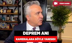 Depremin Şiddeti Kameralara Böyle Yansıdı