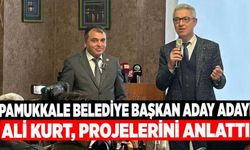 Pamukkale Belediye Başkan Aday Adayı Ali Kurt, Projelerini anlattı