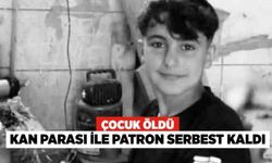 Çocuk Öldü, Kan Parası İle Patron Serbest Kaldı