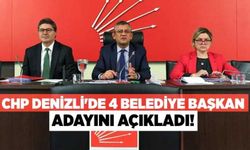 CHP Denizli'de 4 Belediye Başkan Adayını Açıkladı
