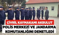 Çivril Kaymakamı Akbulut Polis Merkezi ve Jandarma Komutanlığını Denetledi