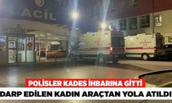 Darp Edilen Kadın Araçtan Yola Atıldı