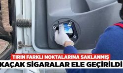 Tırın Farklı Noktalarına Gizlenmiş Kaçak Sigaralar Ele Geçirildi