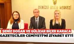 Şeniz Doğan ve Gülizar Biçer Karaca Gazeteciler Cemiyeti’ni Ziyaret Etti