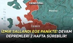 İzmir Sallandı Ege Panikte! Devam Depremleri 2 Hafta Sürebilir!