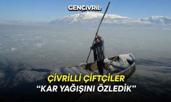 Çivrilli Çiftçiler “Kar Yağışını Özledik”
