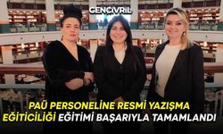 PAÜ Personeline Resmi Yazışma Eğiticiliği Eğitimi Başarıyla Tamamlandı