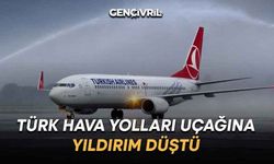 Türk Hava Yolları Uçağına Yıldırım Düştü