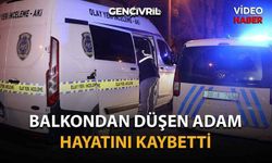 Balkondan Düşen Adam Hayatını Kaybetti