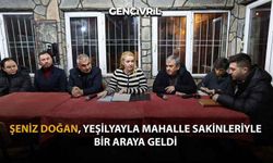 Şeniz Doğan, Yeşilyayla Mahalle Sakinleriyle Bir Araya Geldi