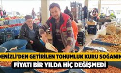 Denizli'den Getirilen Tohumluk Kuru Soğanın Fiyatı Bir Yılda Hiç Değişmedi