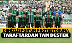Denizlispor’un Protestosuna Taraftardan Tam Destek