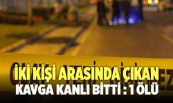 İki Kişi Arasında Çıkan Tartışma Kanlı Bitti: 1 ölü