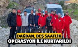 Dağdan, Beş Saatlik Operasyon ile Kurtarıldı