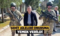 Şehit Aileleri Onuruna Yemek Verildi