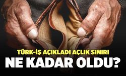 TÜRK-İŞ Açıkladı Bakın! Açlık Sınırı Ne Kadar Oldu?