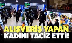 Alışveriş Yapan Kadını Taciz Etti!