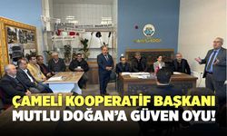 Çameli Kooperatif Başkanı Mutlu Doğan'a Güven Oyu!