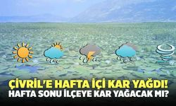 Çivril'e Hafta İçi Kar Yağdı! Hafta Sonu İlçeye Kar Yağacak Mı?