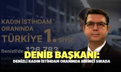 Denib Başkanı: Denizli Kadın İstihdam Oranında Birinci Sıradayız