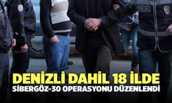 Denizli Dahil 18 İlde Sibergöz-30 Operasyonu Düzenlendi