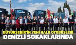 Büyükşehir'in Yeni Halk Otobüsleri Denizli Sokaklarında