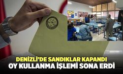 Denizli'de Oy Kullanma İşlemi Sonra Erdi! Oy Sayımı Başladı Mı?