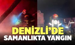 Denizli'de Samanlıkta Yangın!