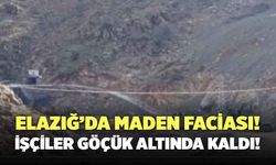 Elazığda Maden Göçtü! Yaralılar Var!
