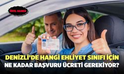 Denizli’de Hangi Ehliyet Sınıfı İçin Ne Kadar Başvuru Ücreti Gerekiyor?